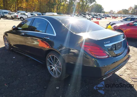 2016 Mercedes-Benz S 550 4Matic из США, поврежденный, VIN WDDUG8FB4GA213676